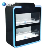 Vitrine de détail en acrylique illuminée avec signe de Logo pour Cigarette, présentoir de magasin de fumée RECHI