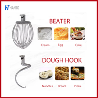 Machine à pain électrique horizontale à spirale pour cuisine, 10l, 20l, 30l, 40l, pétrin industriel pour boulangerie, mélangeur sur socle pour aliments