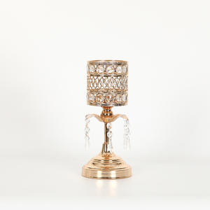 Bougeoirs en or, prix de gros, bougeoirs faits à la main, lanternes, pots à bougies, bougeoir en métal - Product Image 5