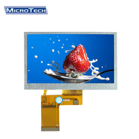 Module écran lcd tft 4.3 pouces pour voiture, 480x272, interface ips rgb, haute luminosité, 40 broches