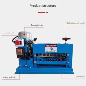 Hot Sale Draht verarbeitung maschine Kabels chäl-und Schrott kupfer recycling ausrüstung Kupferdraht-Abisolier maschine - Product Image 4