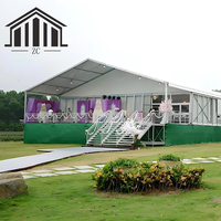 Tente de mariage et d'événement imperméable 3x3 tout temps avec options de chauffage et de refroidissement pour les expositions en plein air.