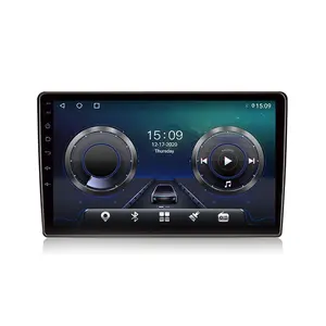 TS10 araç DVD oynatıcı oyuncu kafa ünitesi için 9/10 inç evrensel Android makinesi 8 çekirdekli 2 Din araba Stereo