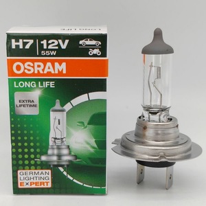 หลอดไฟฮาโลเจนสำหรับรถยนต์แบบข้ามพรมแดนสำหรับ <span class=keywords><strong>H7</strong></span> H1 H4 12V 55W สภาพใหม่ - Product Image 2