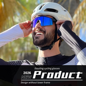 Gafas de Sol Polarizadas para Ciclismo <span class=keywords><strong>KAPVOE</strong></span> TR90 con 4 Lentes, Ligeras y Resistentes al Agua para Hombres y Mujeres, para Ciclismo de Montaña - Product Image 2