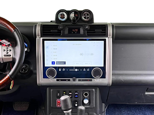 Gerllish Android 13,3 pulgadas coche REPRODUCTOR DE DVD <span class=keywords><strong>Radio</strong></span> para Toyota FJ Cruiser 2007-2022 1920*1080 QLED pantalla <span class=keywords><strong>azul</strong></span> con aire acondicionado - Product Image 4