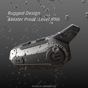 Inveer 1000m Mũ bảo hiểm intercom Tai nghe cho mũ bảo hiểm phụ kiện xe máy intercom Mũ bảo hiểm Tai nghe bluetooth x1plus cascos Para Moto - Product Image 5