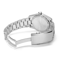 Boîtier et bracelet en acier inoxydable 316L de qualité médicale, logo OEM personnalisé, 38 mm, unisexe, mouvement automatique Miyota 9015, réserve de marche, étanche
