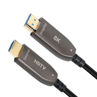 UNIEAN Vente en gros AOC HD 10m 50m 300m de long UHD 2.1 4k 8k60Hz Câble 48Gbps Câble vidéo Câble à fibre optique pour mobile vers TV Ps5