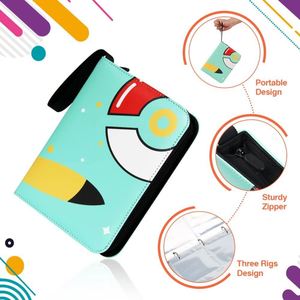 Porte-cartes personnalisé FX à 4 poches avec fermeture éclair |   Fabricant de classeurs pour cartes à collectionner et photocartes en gros - Product Image 2