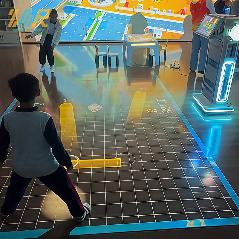 Interactive Floor Fitness Game Projection Mobile