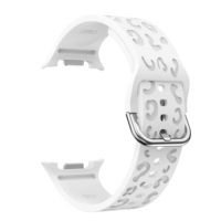 Correa de Reloj de Silicona con Grabado de Leopardo para Samsung Galaxy Watch 8 40/44mm Watch 8 Classic