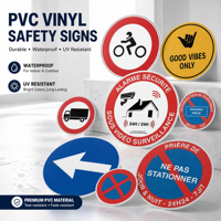 Panneaux de signalisation routière réfléchissants en aluminium avec impression numérique personnalisable, film réfléchissant de deuxième qualité, haute visibilité pour les panneaux