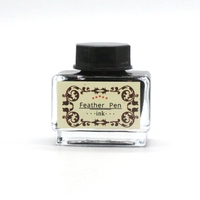 Coffret Cadeau de Papeterie de Luxe Plume d'Oie de Calligraphie avec 5 Plumes, Kit d'Encre d'Écriture, Plume de Mariage et Stylo Plume en Métal