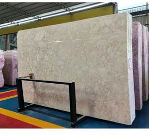 Dalle de marbre beige Oman naturel poli pour revêtement mural et sol de hall d'hôtel et décoration de comptoir de salle de bain - Product Image 2