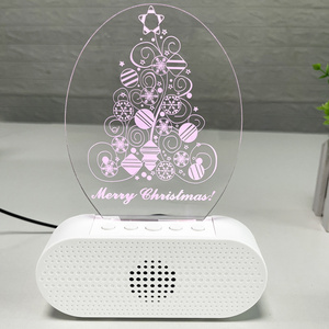 Innovation produits uniques <span class=keywords><strong>prix</strong></span> usine personnalisé bricolage ABS Base LED veilleuse Gadgets électronique bienvenue nouveauté cadeaux - Product Image 4