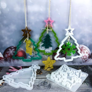 Moule en silicone pour résine fait main, style DIY, ornements décoratifs et outils pour gâteaux, pour la fabrication de résine, moule en plâtre - Product Image 5