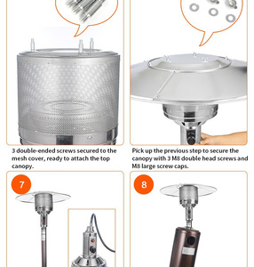 Umbrella <strong>Gas</strong> <strong>Heater</strong> Outdoor <strong>Gas</strong> Heating Equipment Commercial Domestic Quick Heating Vertical Outdoor Heating <strong>Gas</strong> Patio <strong>Heater</strong> - Product Image 4