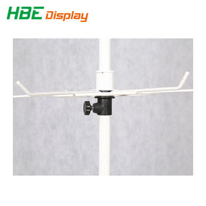 Durable <b>Wire</b> <b>Mesh</b> Adjustable Floor Mount Supermarket Rack Quick Installation for Convenient Socks Display Stand Optimal Shopping - Product Image 3