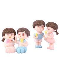 Nouvelle arrivée Summer Lovers Home Decor Microlandschaft Figurine petits ornements Mini poupée de dessin animé