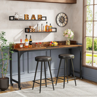 Avec 2 prises CA et 2 ports USB sur roulettes Lit croisé Bureaux d'ordinateur sur le lit Grandes tables longues en bois pour ordinateur portable