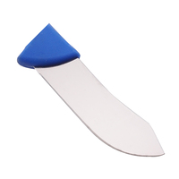 Petit couteau à découper pour boucher, manche en PP bleu