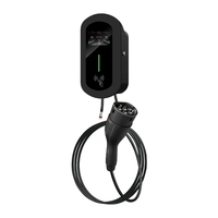 Chargeur de voiture électrique mural AC de type 2 TA-AC-22kW 32A 380V triphasé 2025 avec écran APP DC 6mA