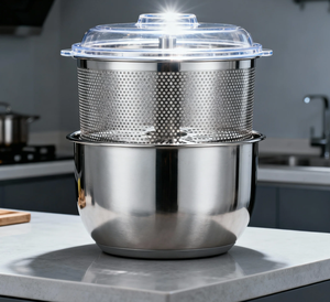 נירוסטה רב חור מחורר יריעה מזון כיתה רשת חור נירוסטה לאוורור וסינון למכלי אפייה - Product Image 4