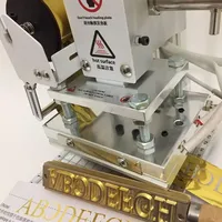 Machine à estamper manuelle multifonctionnelle JUBANG B-1 pour l'impression et le gaufrage de cartes en cuir PVC, presse à chaud pour lettrage et dorure, 0-399°C, usage domestique