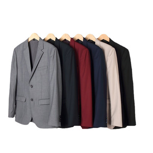 Black Business Suit For Men Women Formal Work Wear Anti Wrinkle Wool Blend Suits For Office Banking Insurance Jobs Adult Size - Product Image 5