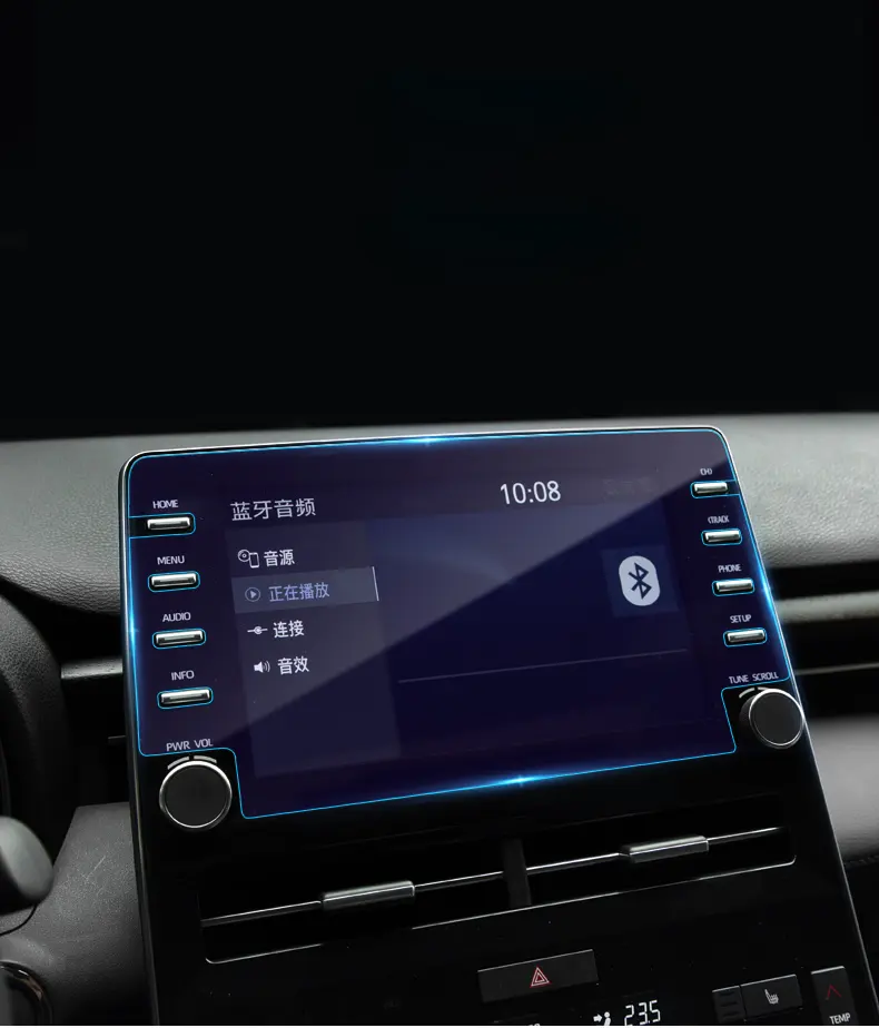 Película protectora de pantalla de coche, película de vidrio templado para navegación de Toyota Avalon 2018 2019 2020