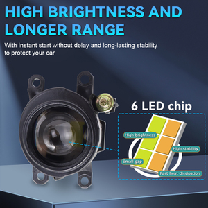 LELANPU Lámpara LED Biled Faro <span class=keywords><strong>Antiniebla</strong></span> Antibrouillard de 2 Pulgadas K231, Lente de Proyector LED para Coche, Luces <span class=keywords><strong>Antiniebla</strong></span> para <span class=keywords><strong>Honda</strong></span> <span class=keywords><strong>Civic</strong></span> - Product Image 4