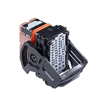 Conectores Modulares Híbridos Sellados Molex CMC y CMX 64320-1318, Salida de Cable Izquierda, Codificación Gris, Conector de 48 Vías con Terminales
