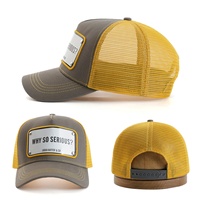 Gorras Trucker de 5 Paneles de Alta Calidad para Hombre con Diseño Deportivo de Metal Laminado, Personaliza tu Logotipo