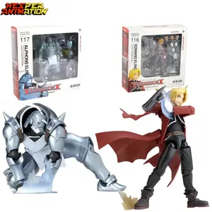 New Arrival Fullmetal Alchemist Edward Elric Alphonse Elric PVC Collectible Model Toys Action Figure