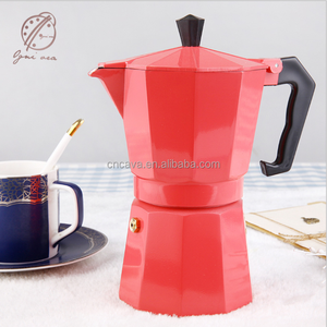 Cafetera de moka expreso con filtro de aluminio de color, máquina de café con aislamiento, directa de fábrica - Product Image 4