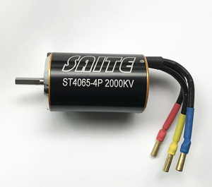 Alta qualidade 24V motor bldc 4065 KV1400 ~ KV2700 <span class=keywords><strong>4</strong></span> Pólos <span class=keywords><strong>Inrunner</strong></span> <span class=keywords><strong>Brushless</strong></span> RC Do Motor - Product Image 2