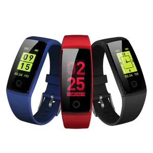 FITUP 8 v10 IPS 0.96 polegadas tela colorida mutável UI única pulseira inteligente 24/7 de freqüência cardíaca de fitness rastreador inteligente pulseira