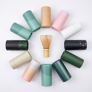 Tube d'emballage pour fouet à matcha avec logo personnalisé, design couleur, boîte en <span class=keywords><strong>carton</strong></span> écologique <span class=keywords><strong>ronde</strong></span> pour fouet Chasen, prix <span class=keywords><strong>de</strong></span> gros - Product Image 2