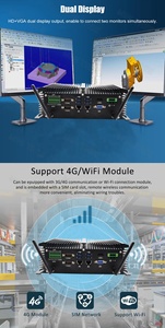 MiniTree Mini PC industriel sans ventilateur 10e génération Intel Core i5 10210U i7 10510U Quad Core <span class=keywords><strong>DDR4</strong></span> 8USB 4LAN RS232 prend en charge la carte SIM GPIO - Product Image 5