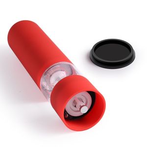 Automatic Mill <b>Pepper</b> and Salt With LED Light Adjustable Coarseness Spice Kitchen Cooking Tool - Product Image 3