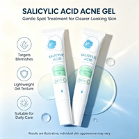 Crème anti-acné à l'acide salicylique 2% - Crème pour le visage pour peaux sujettes à l'acné, points noirs, peaux grasses - OEM