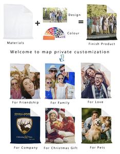 低MOQカスタムロゴ名入りテキスト入りブランケット、カスタムブランケット、ベッドソファ用スローブランケット、ロゴ入りカスタムプリントブランケット - Product Image 6