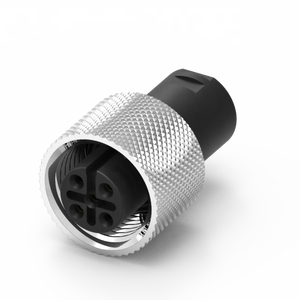 Connecteur industriel mâle/femelle M12 à code A moulé avec câble, étanche IP67 - Product Image 3