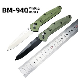 Coltello Tascabile Pieghevole OEM 940 con Manico in Lega di Alluminio per Campeggio, Caccia e Uso Generico - Product Image 1