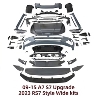 Kit de Carrocería Completo Estilo RS7 C8 para Audi A7 S7 C7 2009-2015, Parachoques Delantero y Trasero, Faros Delanteros, Kits de Ampliación