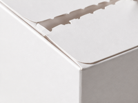 Boîte à languette recyclable personnalisée en carton ondulé pour l'expédition de vêtements, cadeaux, artisanat et commandes en ligne