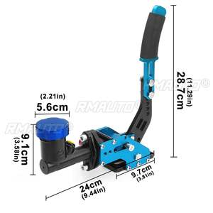 Palanca de Freno de Mano Hidráulica Universal de Aleación de Aluminio para Auto de Carreras, con Tanque de Aceite, en Morado/Negro/Rojo/Azul/Dorado - Product Image 6