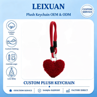 Porte-clés en peluche cœur violet bouclé mignon, pendentif cœur moelleux avec cordon tressé pour sac à dos, sac à main, décoration ou cadeau