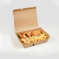 <strong>Best</strong> <strong>Selling</strong> Kraft Paper Salad <strong>Food</strong> <strong>Container</strong> with Three Compartments